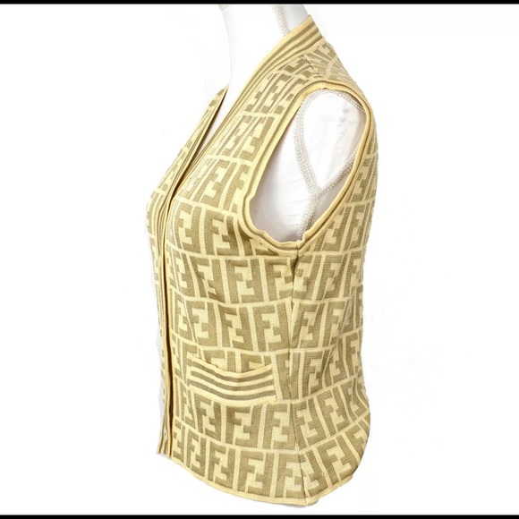 FENDI FF Monogamous Zucca Vest, Small - Picture 3 of 8